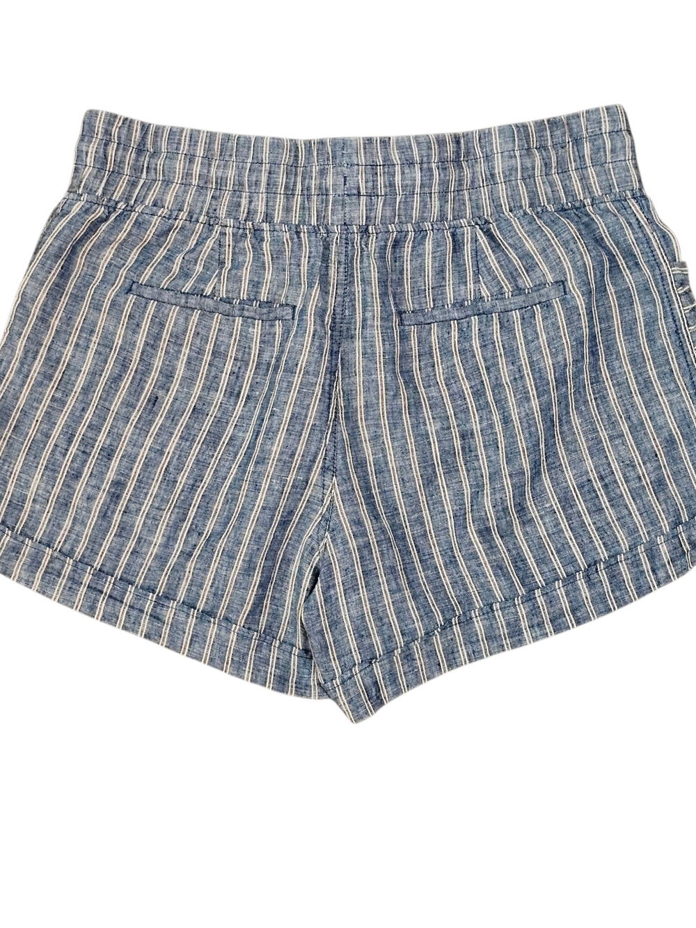 Athleta Cabo Linen 4" Striped Shorts Size 12 SU19 - Picture 3 of 14